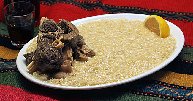 The 10 Most Popular Cretan Traditional Dishes - Gastronomy Tours zigouri with gamopilafo - Gastronomy Tours